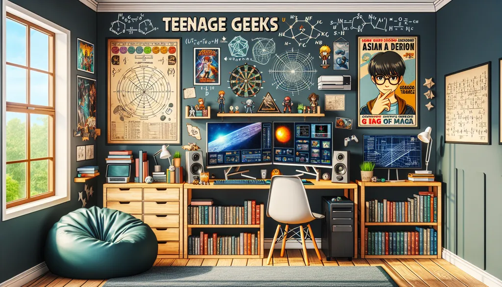 Guía para habitaciones de adolescentes geeks