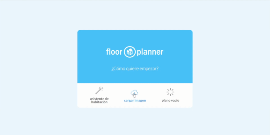 asistente floorplanner cargar imagen plano 2D cotas medidas metros