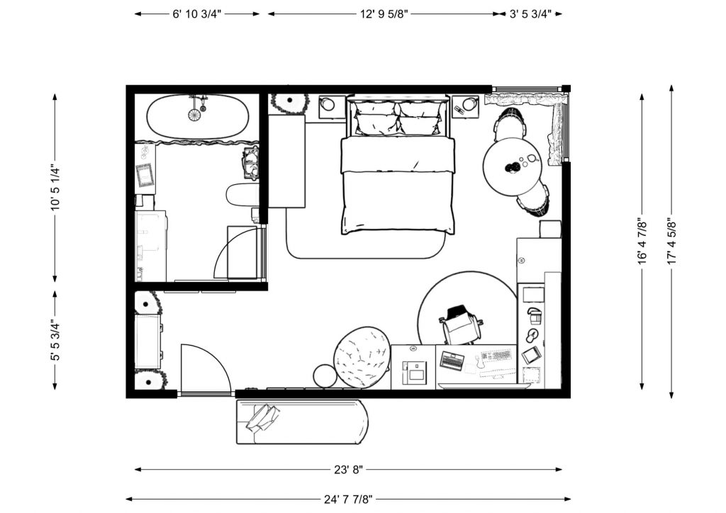 dibujar dormitorio floor planner español